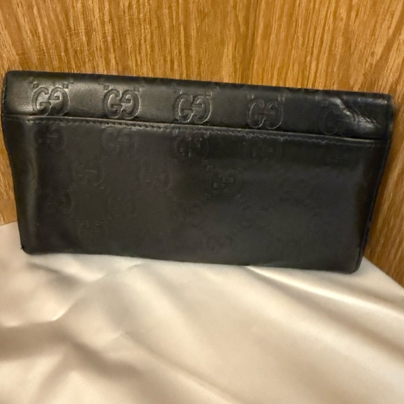 Gucci Black Leather Wallet with callouts - Picture 2 of 9